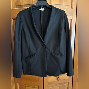 Interview Office Wear Pro Blazer Jacket in black stretch material Women’s 14